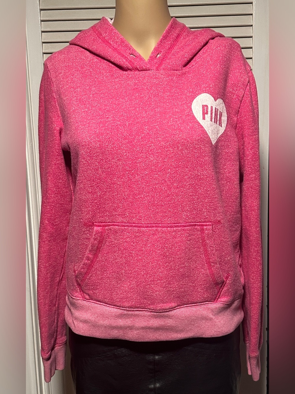 Pink Victoria’s Secret Heather Pink Hoodie S